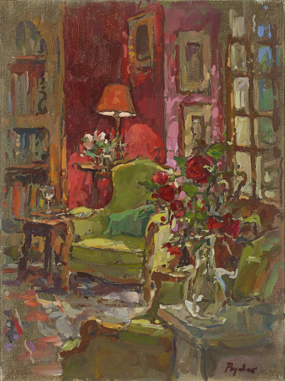 Kırmızı Duvar, Kırmızı Güller by Susan Ryder