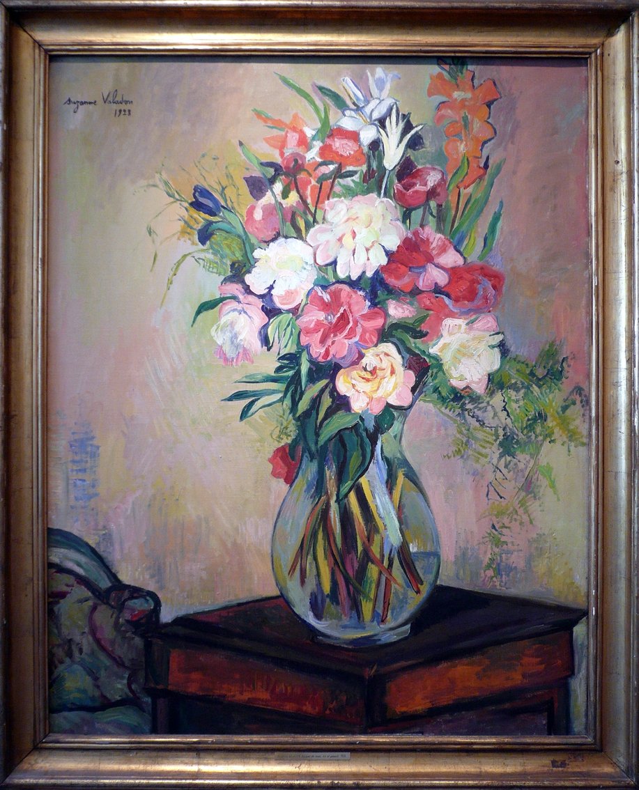 Çiçek buketi by Marie Clementine (Suzanne) Valadon
