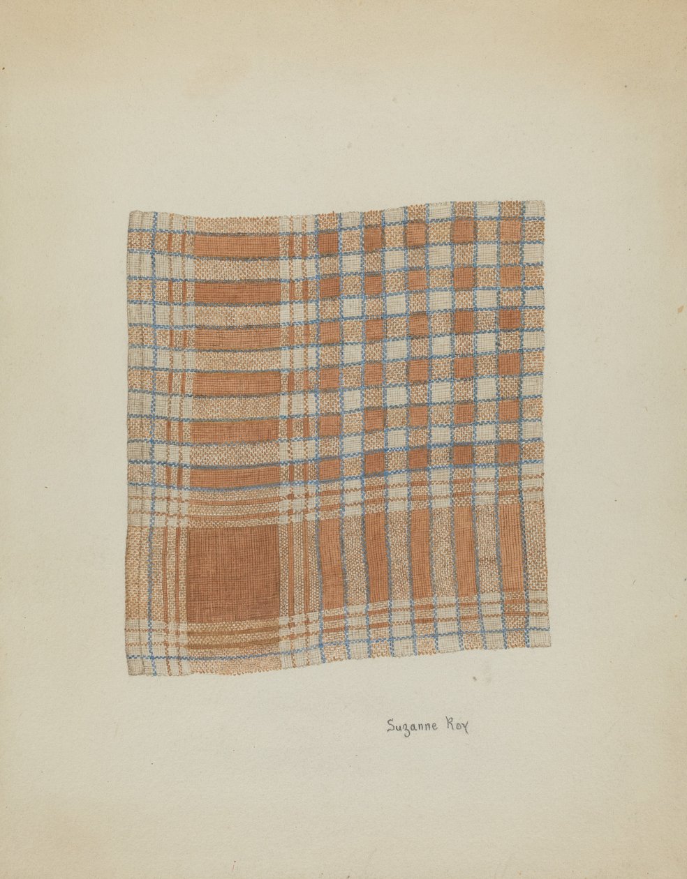 Dokuma Peçete, c. 1937. by Suzanne Roy