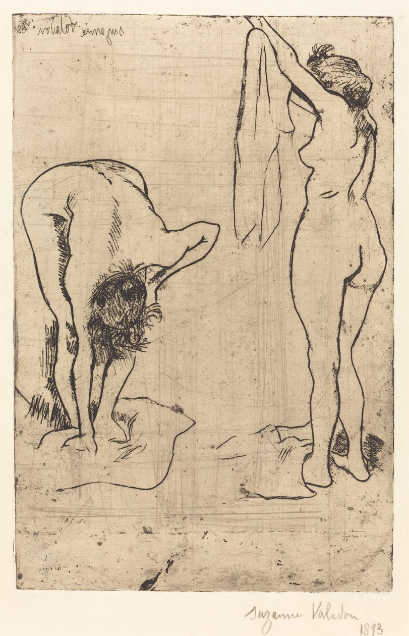 banyoda kadınlar by Suzanne Valadon
