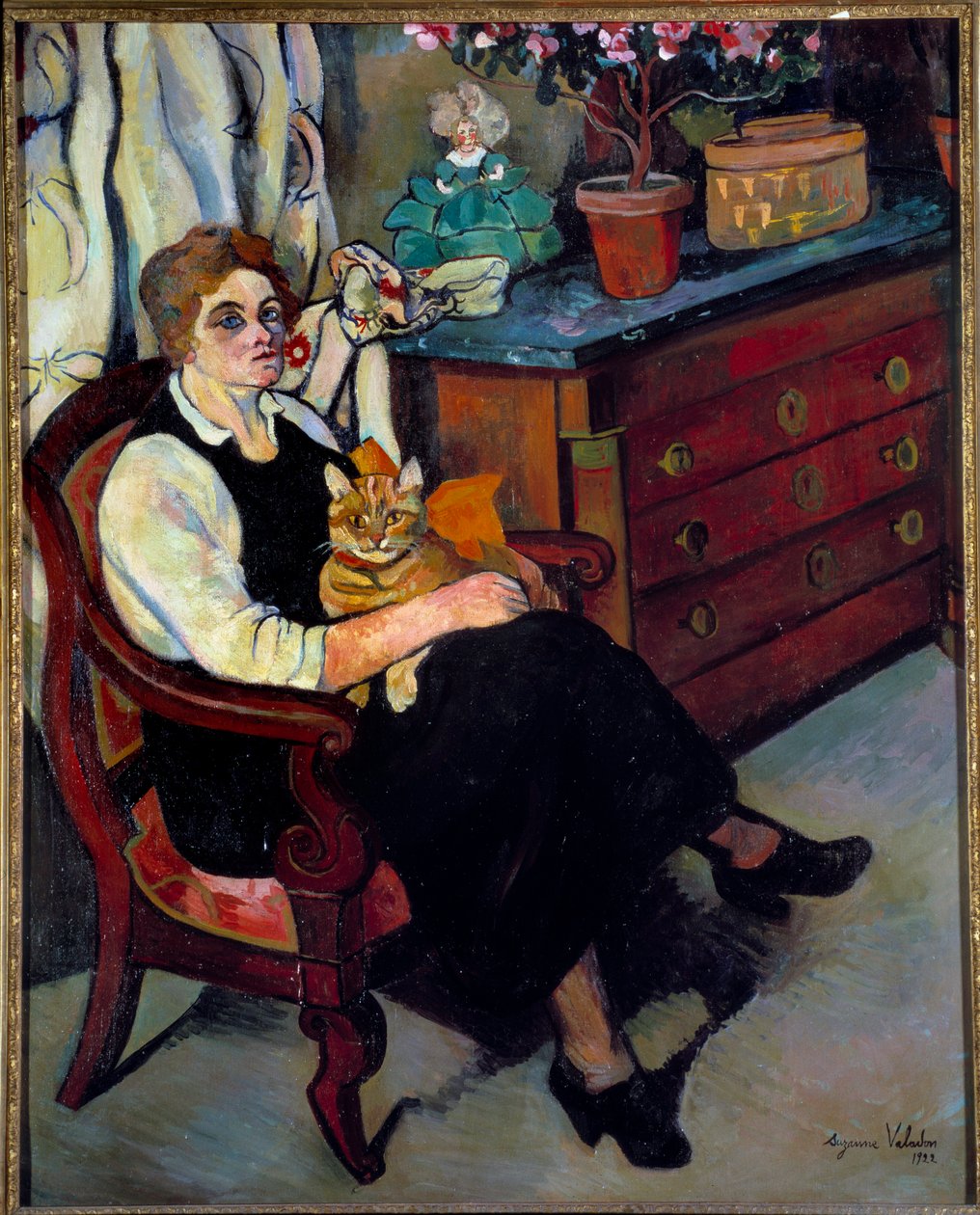 Bayan Lily Walton Tablosu Marie-Clementine (Marie Clementine) Valadon, dit Suzanne Valadon (1865-1938) by Suzanne Valadon