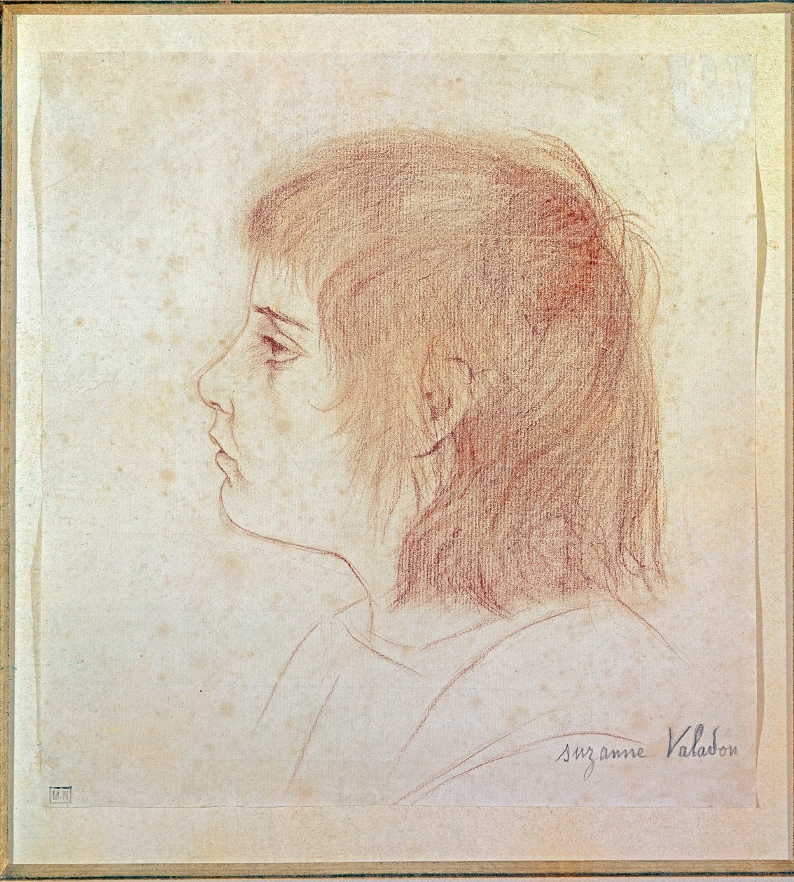 Ressam Maurice Utrillo'nun çocukken portresi by Suzanne Valadon