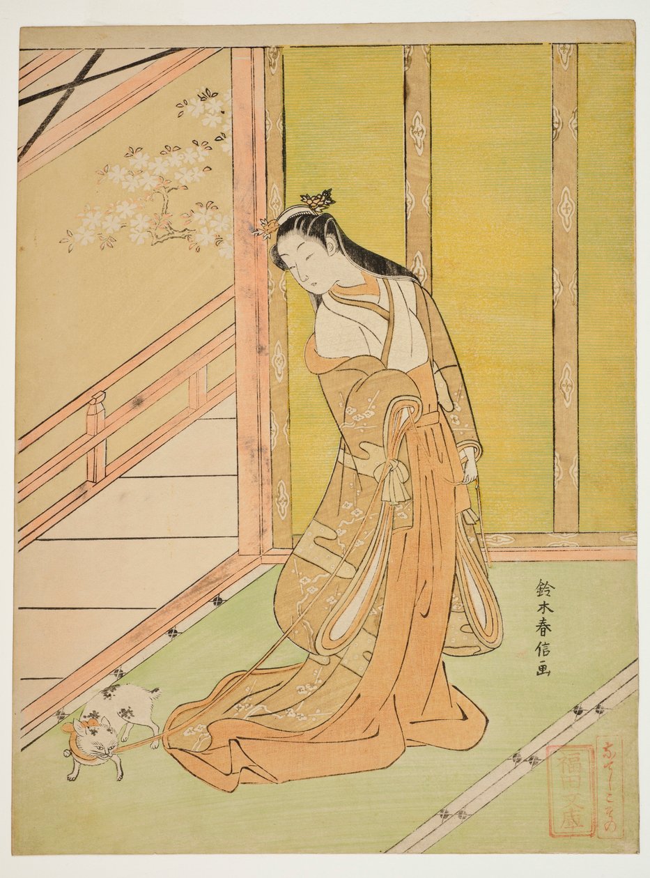 Prenses Sannomiya by Suzuki Harunobu
