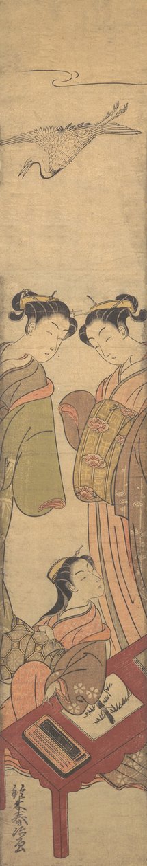 Üç Güzeller, ca. 1770., yaklaşık 1770. by Suzuki Haruji