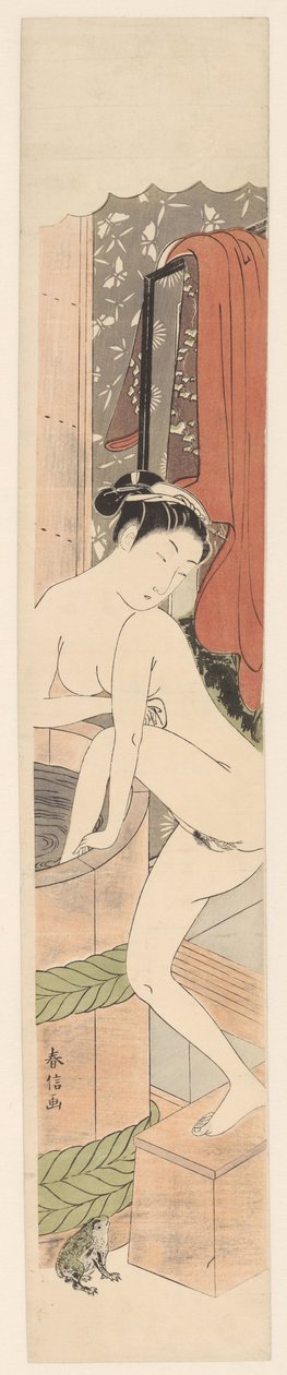 banyo kadın by Suzuki Harunobu
