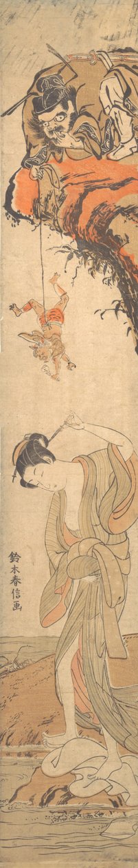 Şeytanlarla Güzellik, 18. yüzyıl., 18. yüzyıl. by Suzuki Harunobu