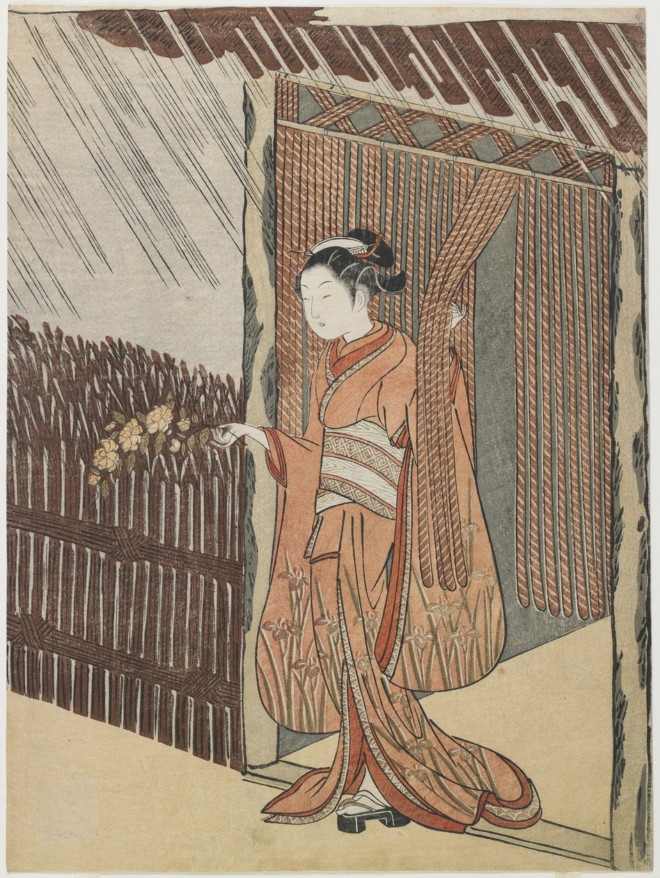 Şair O_ta Do_kan'ın Mitatı, 1766-1767 by Suzuki Harunobu