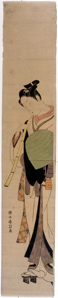 Fahişe Hinatsuru. Harunobu Suzuki