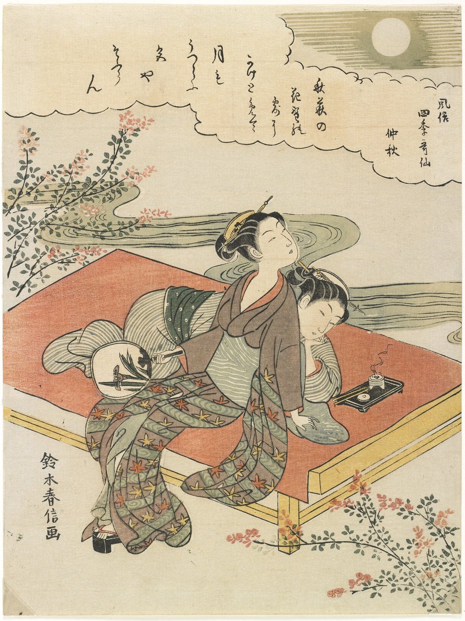 Sekizinci Ay, c. 1768 by Suzuki Harunobu