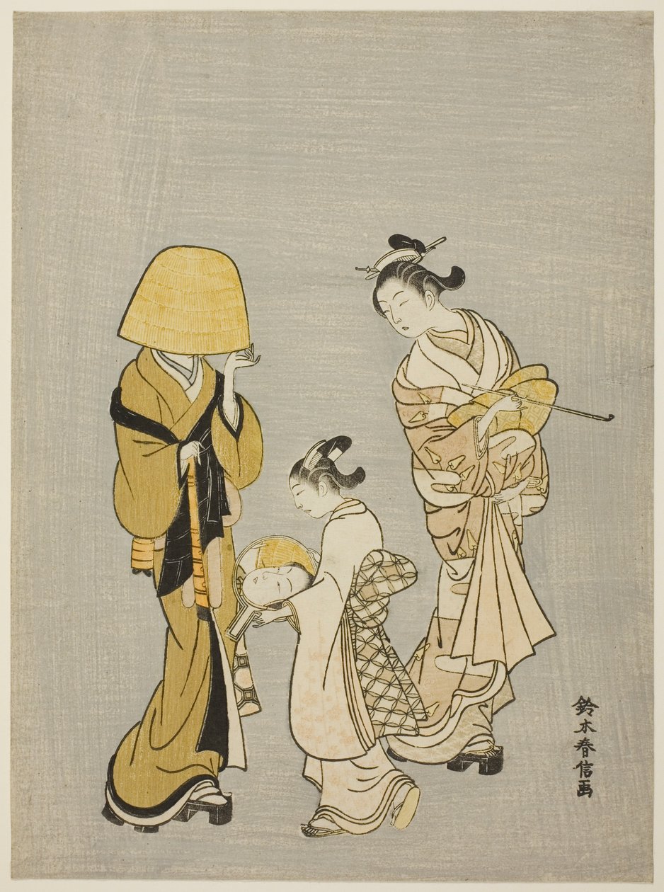 Aynadaki Yüz by Suzuki Harunobu