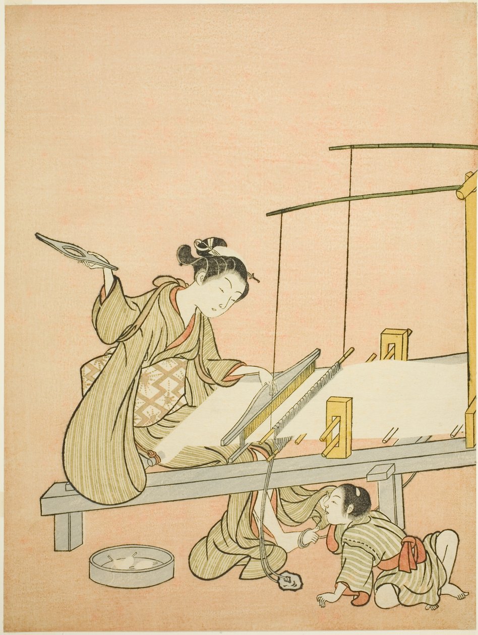 Mekik atmak by Suzuki Harunobu