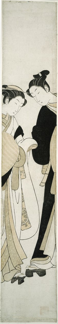 İki Komuso by Suzuki Harunobu
