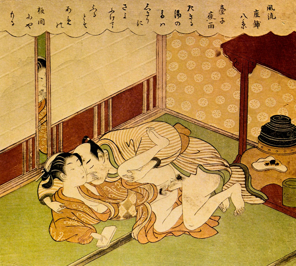 İki Aşık, c1750. by Suzuki Harunobu