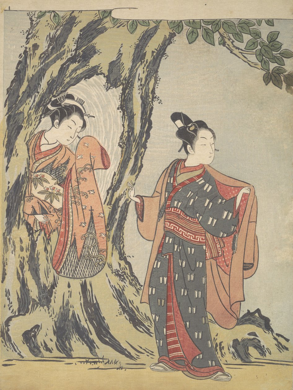 İki Genç, 1725-1770., 1725-1770. by Suzuki Harunobu