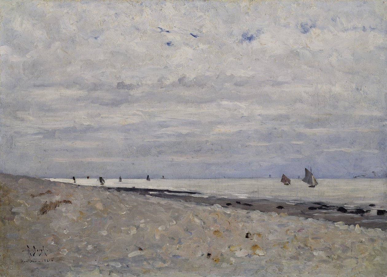 Honfleur açıklarında deniz manzarası, 1881 by Sven Richard Bergh