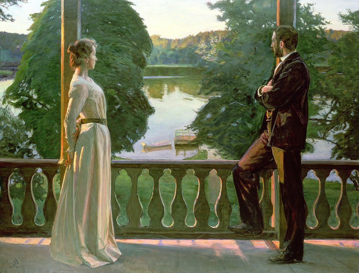 İskandinav Yaz Akşamı by Sven Richard Bergh