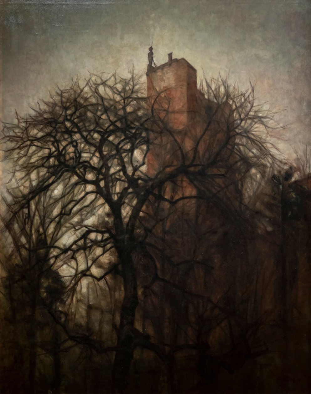 Koldinghus kalesinin kalıntıları by Svend Hammershöi