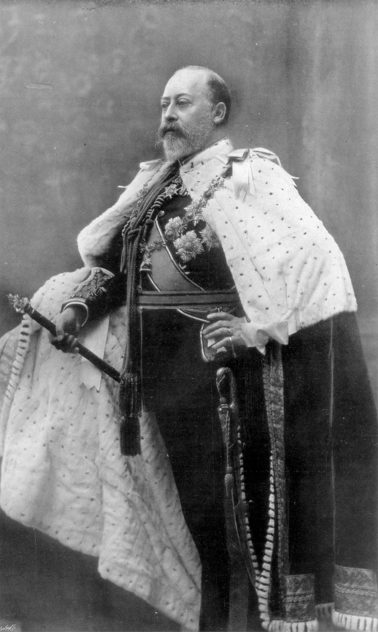Tüm Dünyanın Yasını Tuttuğu Bir Kral, 1910. by Swain