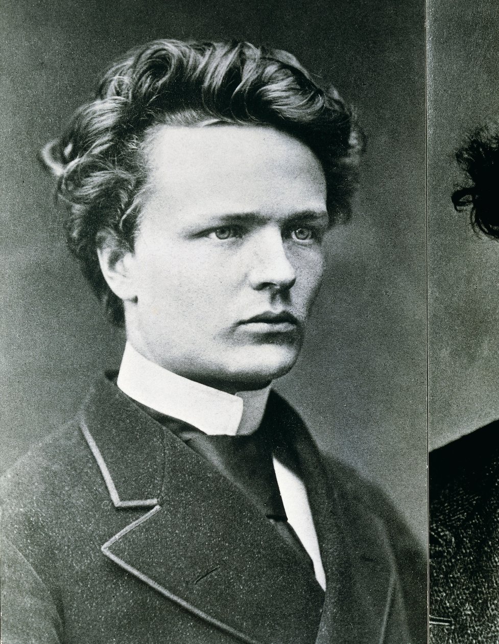 August Strindberg (s/b fotoğraf) by Swedish Photographer