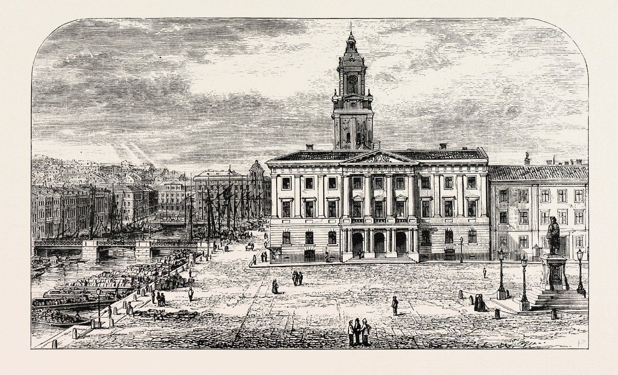 Göteborg, İsveç (gravür) by Swedish School