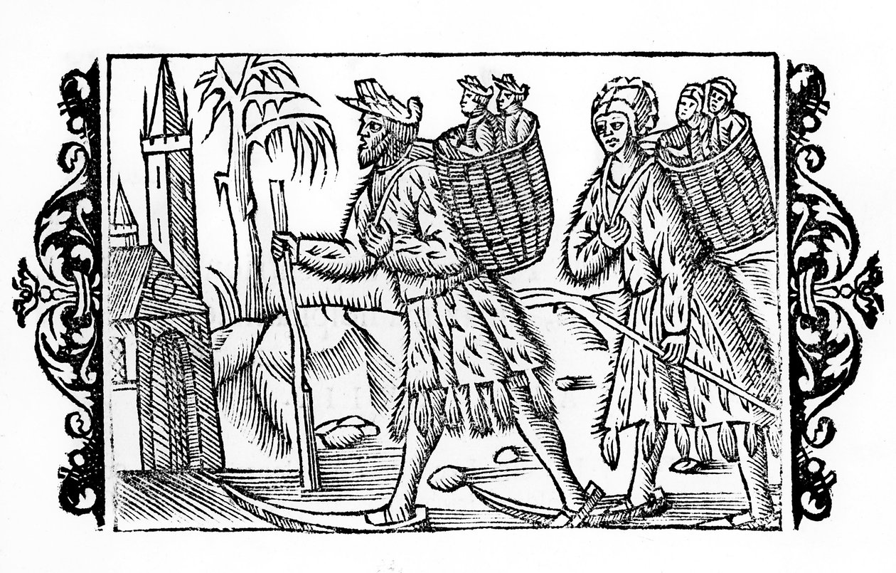 Kayakta iki Finli - İsveç Başpiskoposu Olaus Magnus