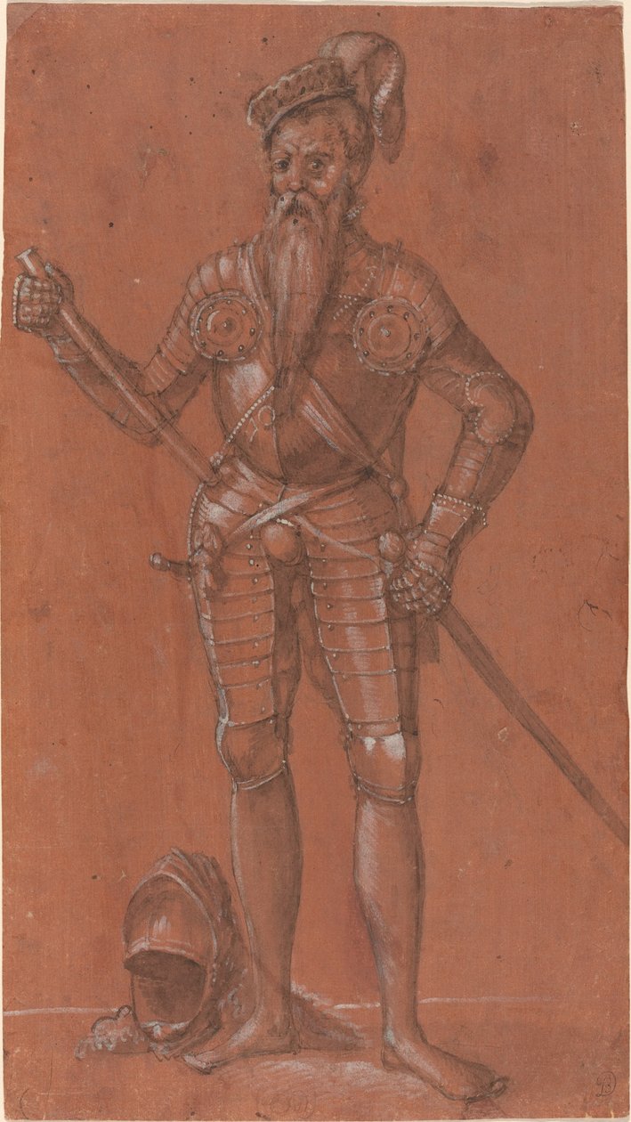 Zırhlı Bir Adam by Swiss 16th Century