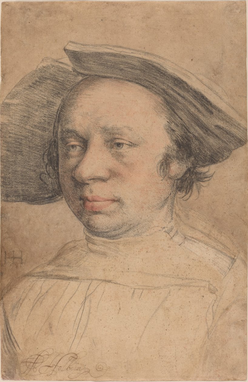 Geniş Kenarlı Şapkalı Bir Adamın Portresi by Swiss 16th Century after Hans Holbein the Younger