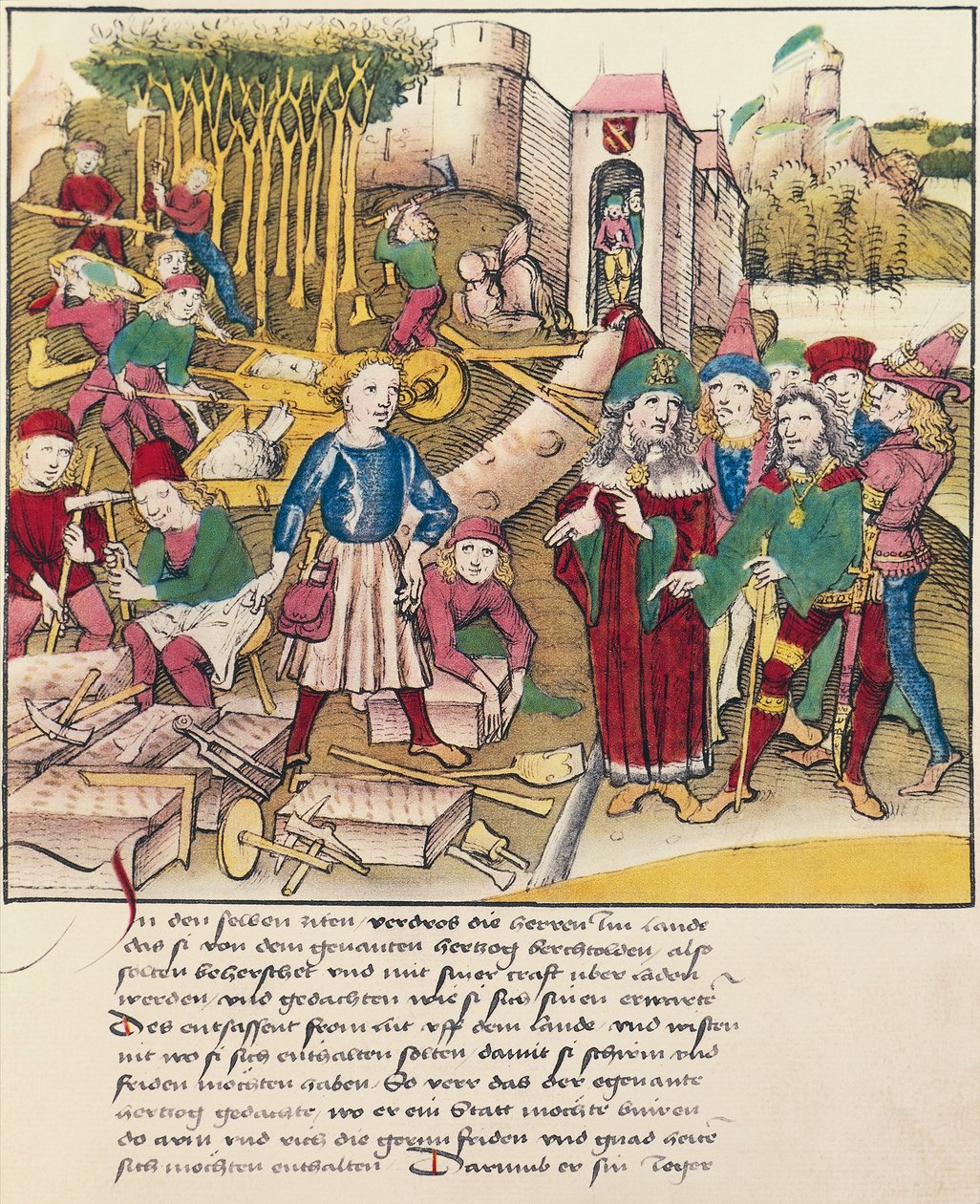 Spiezer Bilderchronik, İsviçre