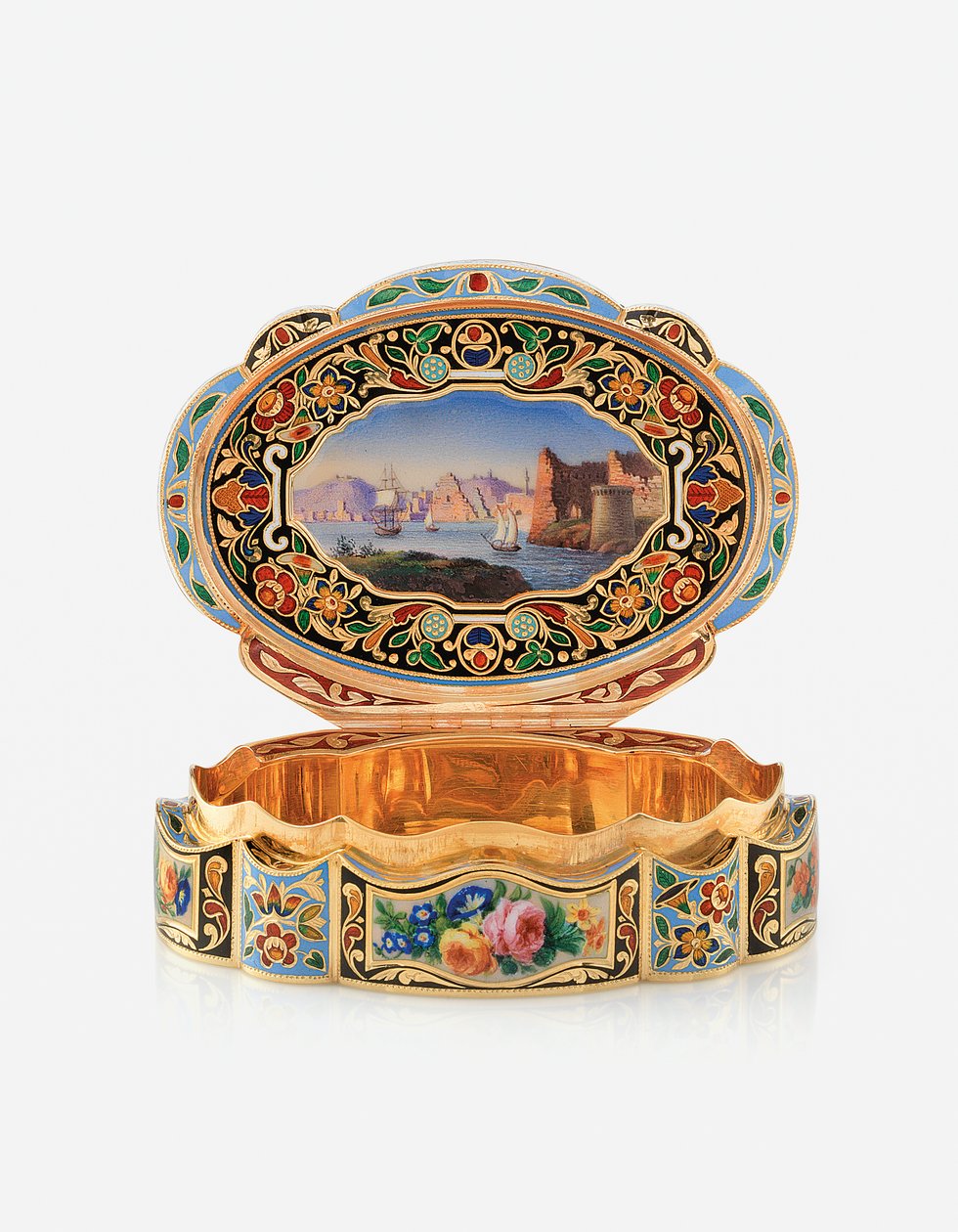 Doğu Pazarı için Sunum Enfiye Kutusu, Cenevre, c.1830 by Swiss School