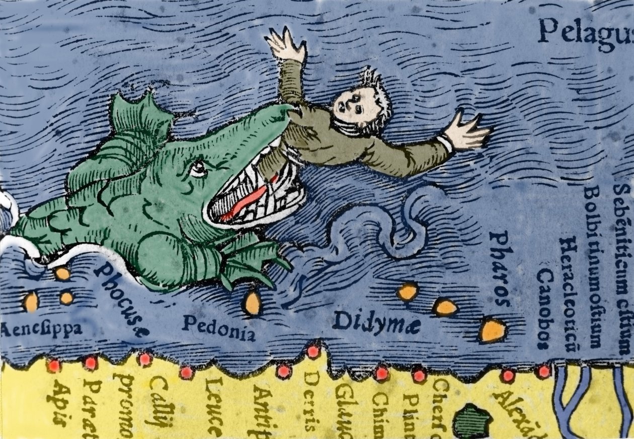 Bir insanı yiyen Deniz Canavarı, Conrad Gesner