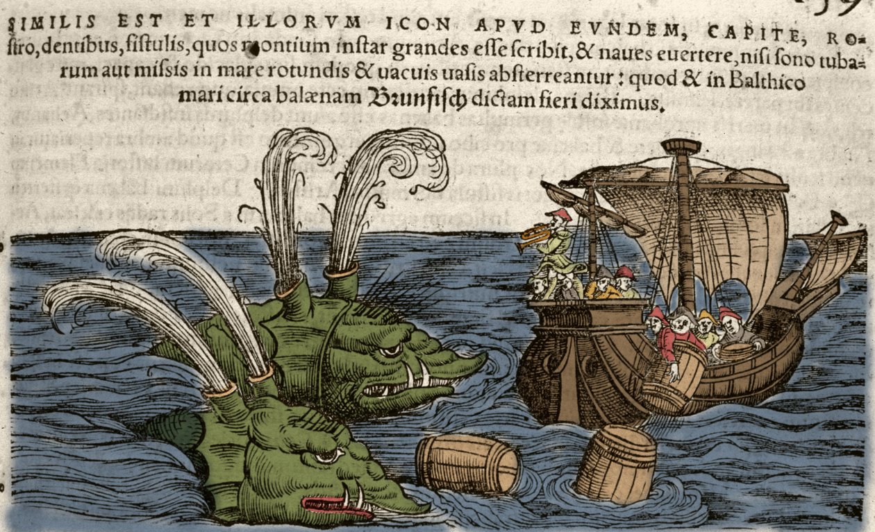Deniz Canavarları, Conrad Gesner tarafından 