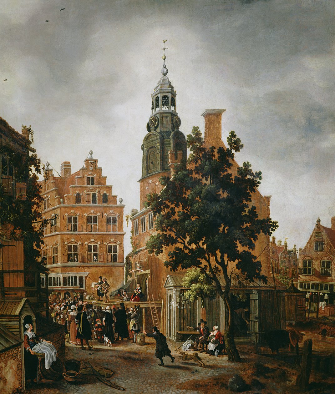 Malını Öven Bir Şarlatan Munt Kulesi, Amsterdam by Sybrandt van Beest