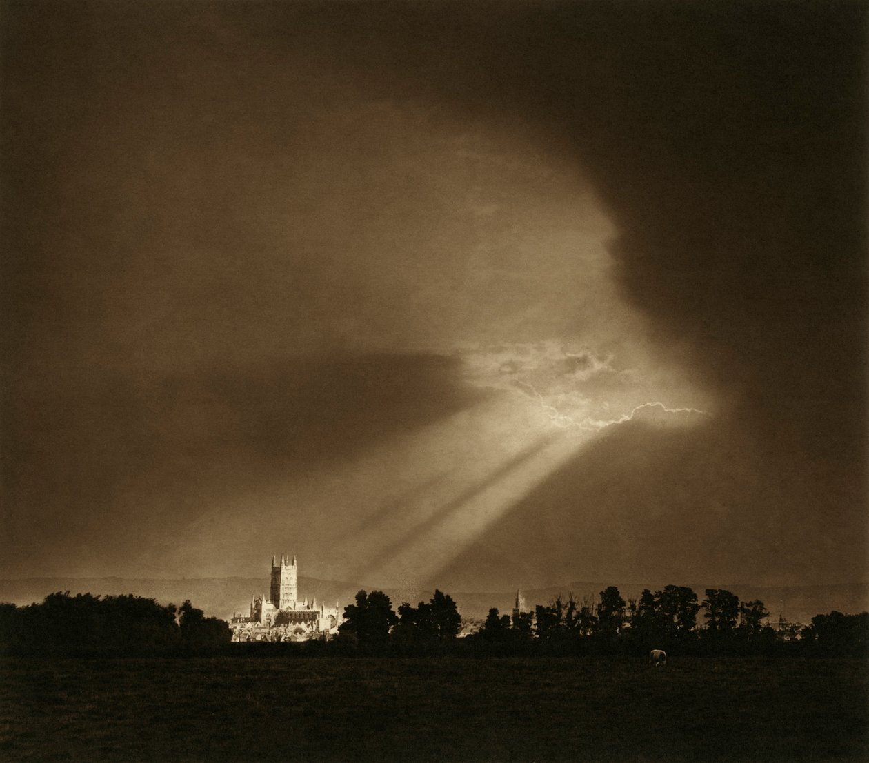 Gloucester Katedrali, Gloucestershire, 1900-1920 by Sydney Alfred Pitcher