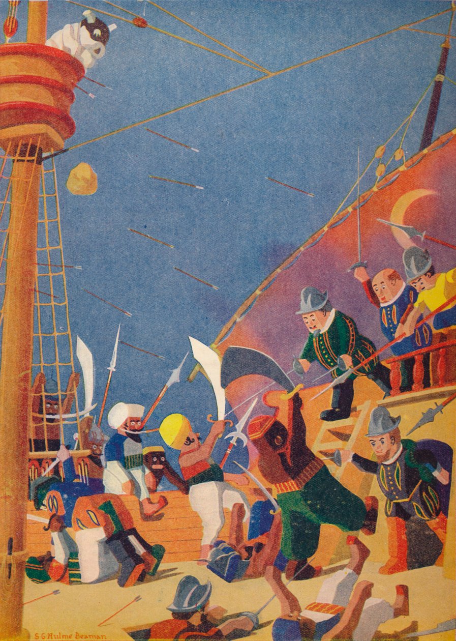 'Korsanlarla Mücadele', 1937 by Sydney George Hulme Beaman