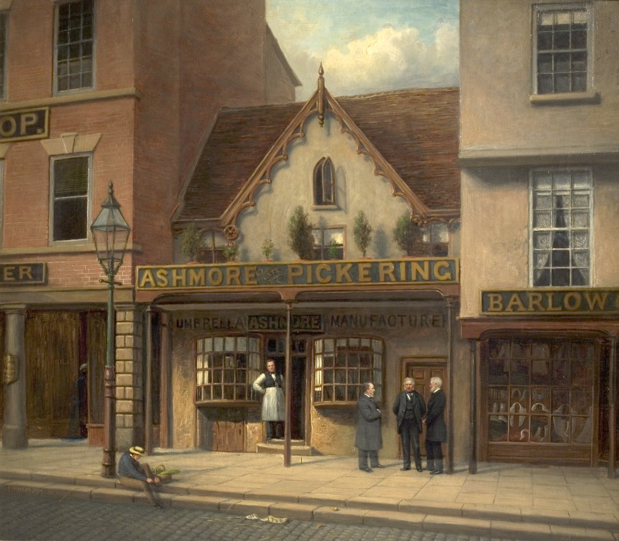 39, Uzun Sıra, Pazar Yeri, Nottingham, 1879 by Sylvanus Redgate
