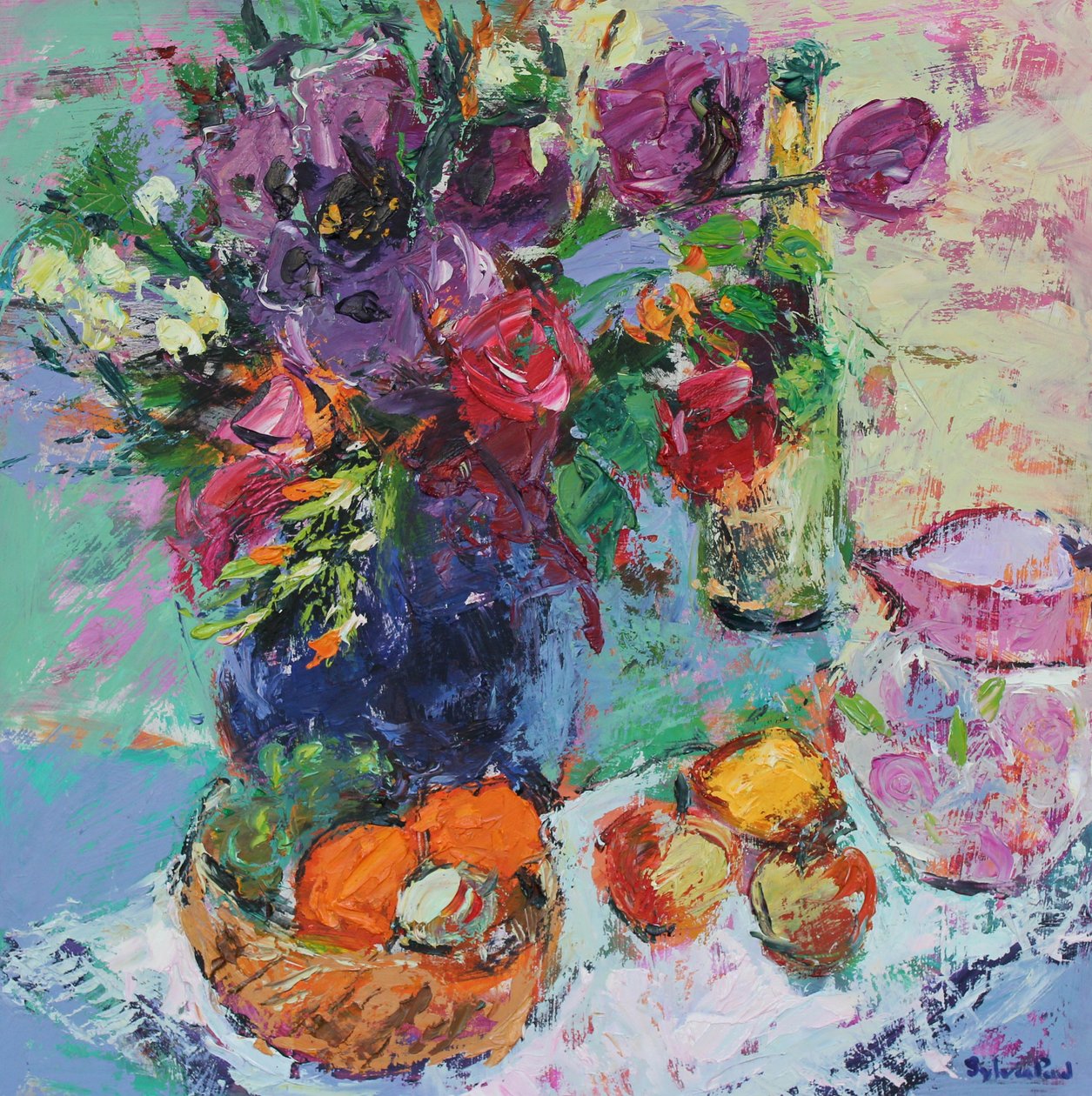 Yaz Bahçesi Çiçekleri by Sylvia Paul