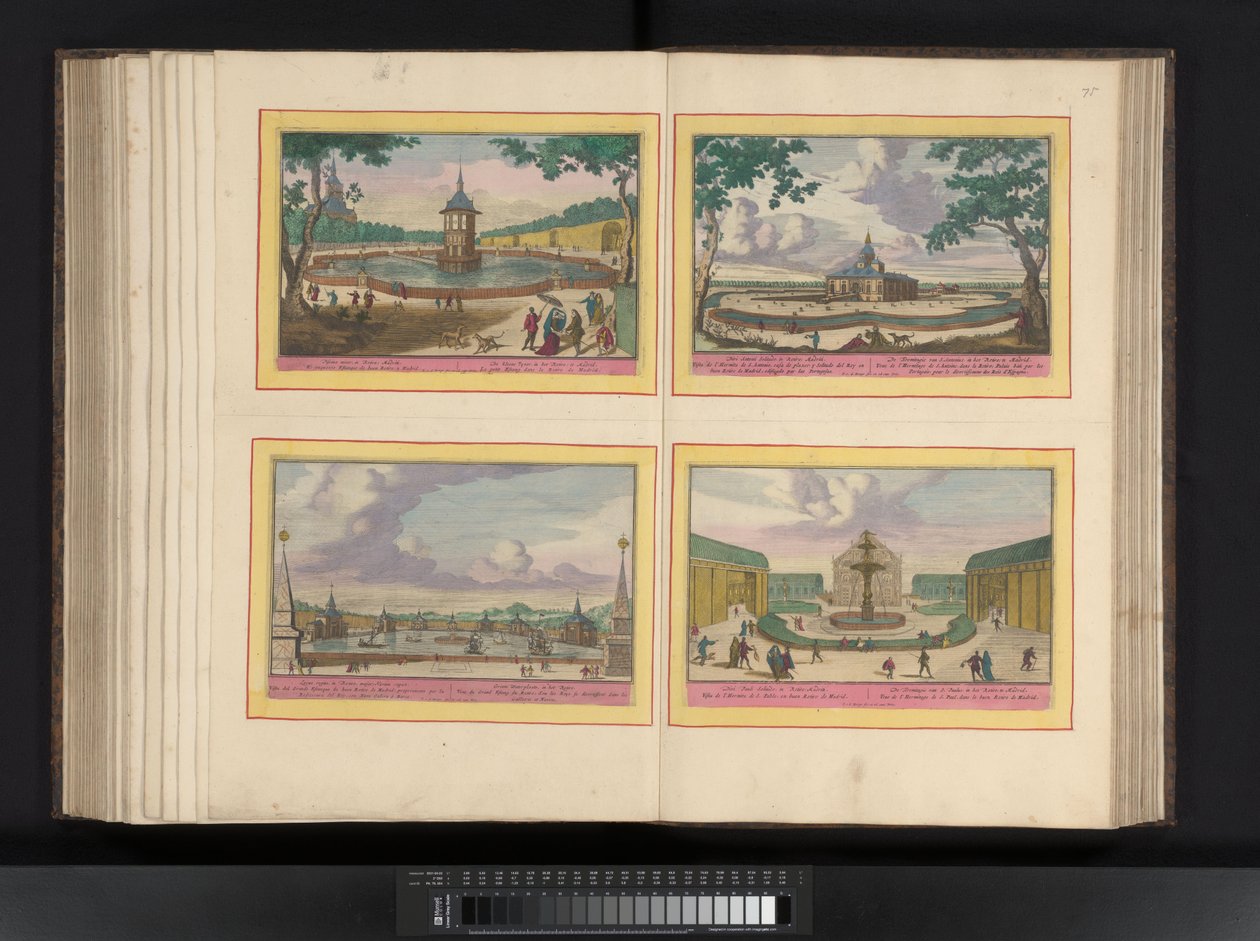 Toledo şehrinin görünümü Toletum (nesne üzerindeki başlık) by Symon Novelanus (possibly)