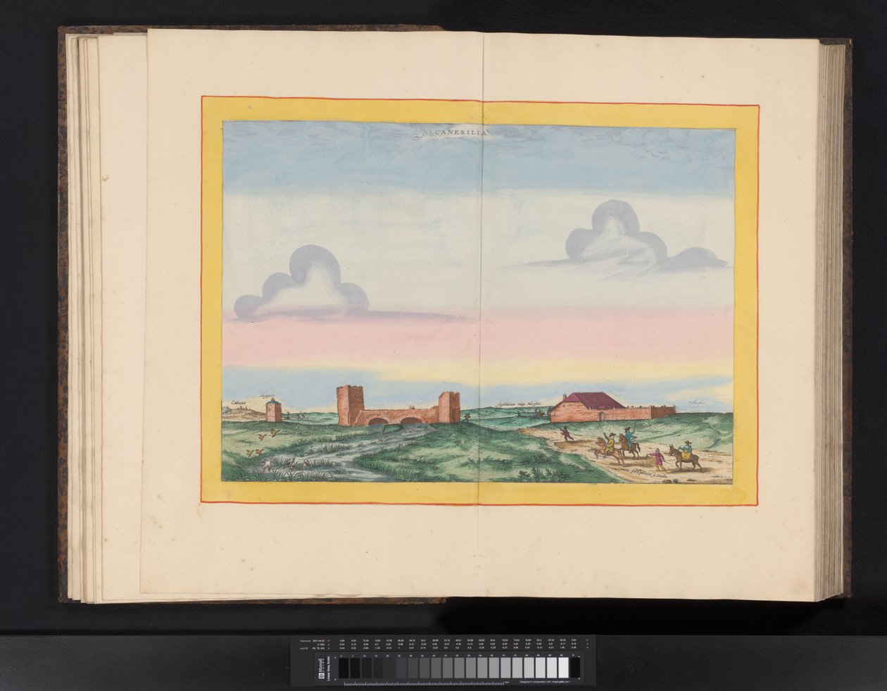 Antequera Antequera şehrinin görünümü (nesne üzerindeki başlık) by Symon Novelanus (possibly)