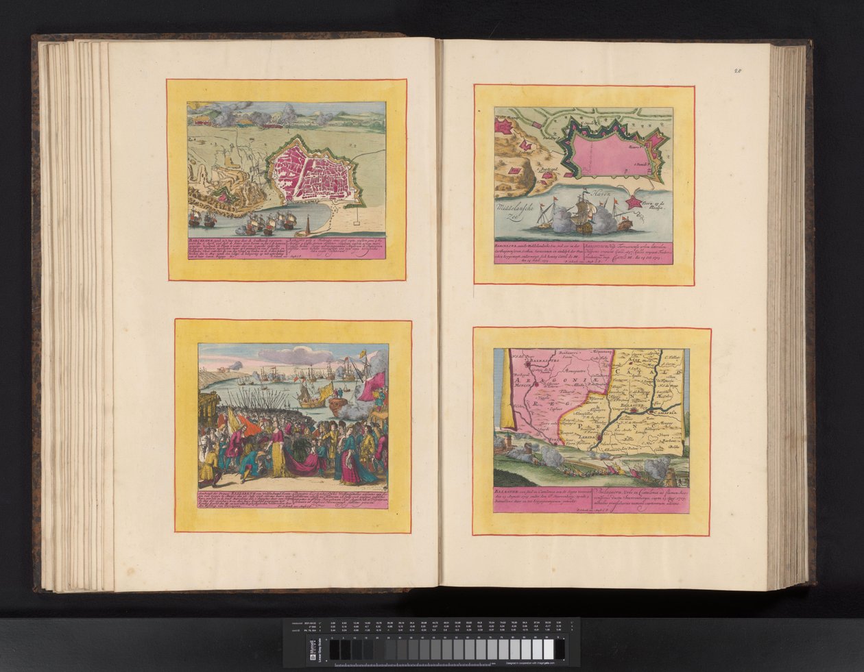 Cádiz şehrinin görünümü Cadiz (nesne üzerindeki başlık) by Symon Novelanus (possibly)