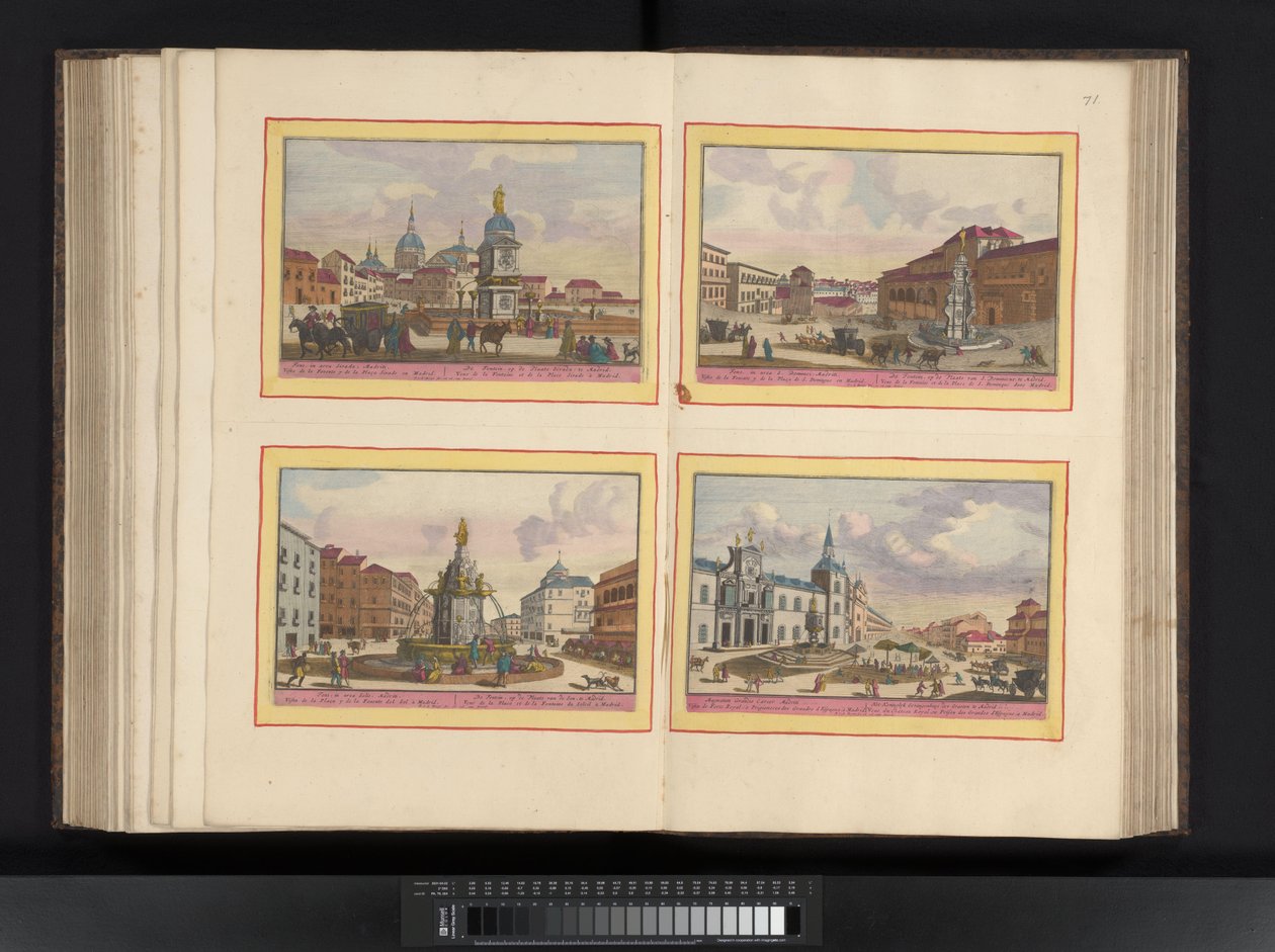 Santander şehrinin görünümü Santander (nesne üzerindeki başlık) by Symon Novelanus (possibly)