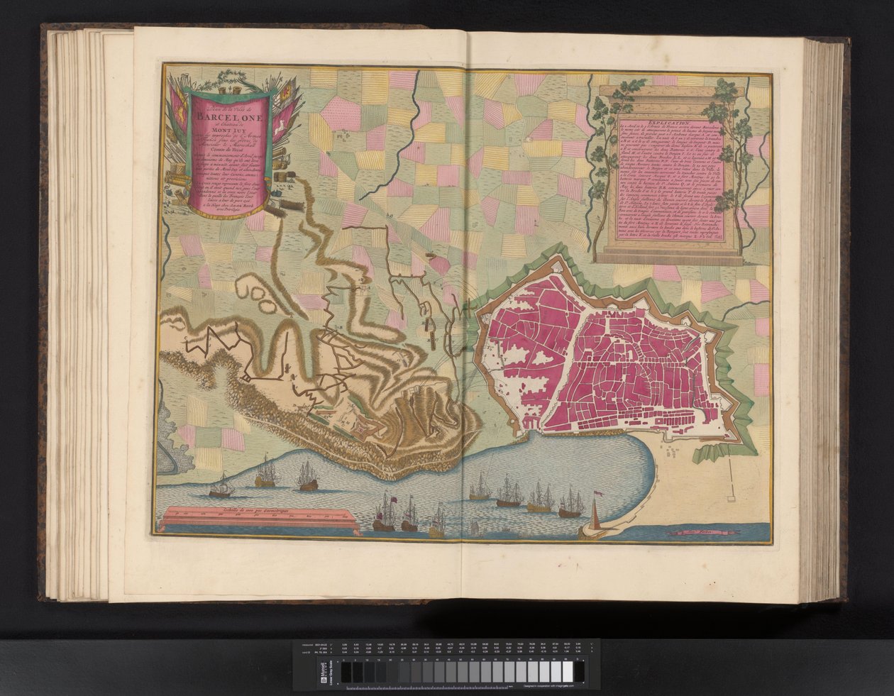 Braga şehri kuş bakışı Nova Bracarae Auguste açıklaması (nesne üzerindeki başlık) by Symon Novelanus (possibly)