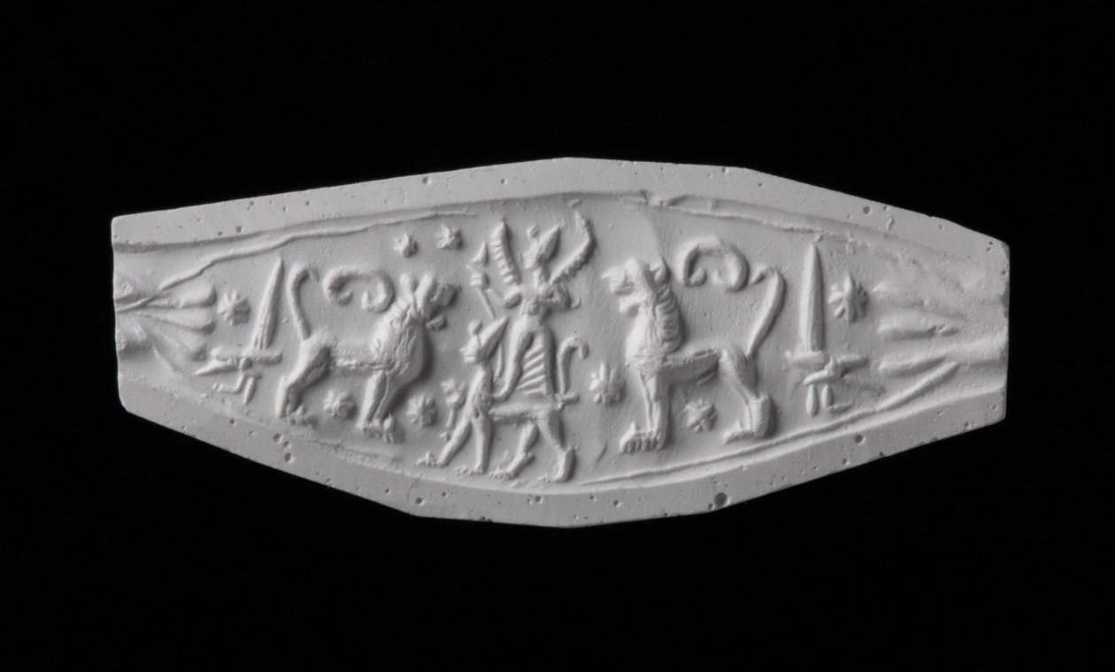 Bir mühür halkasının dökümü, Geç Tunç Çağı (alçı) by Syrian
