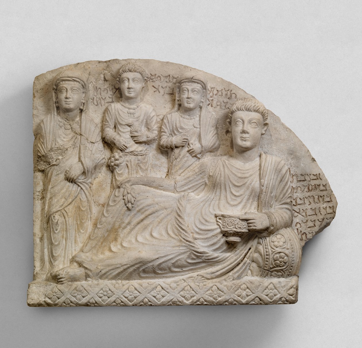 Cenaze kabartması, MS 2.-3. yüzyıla ait (kireçtaşı) by Syrian
