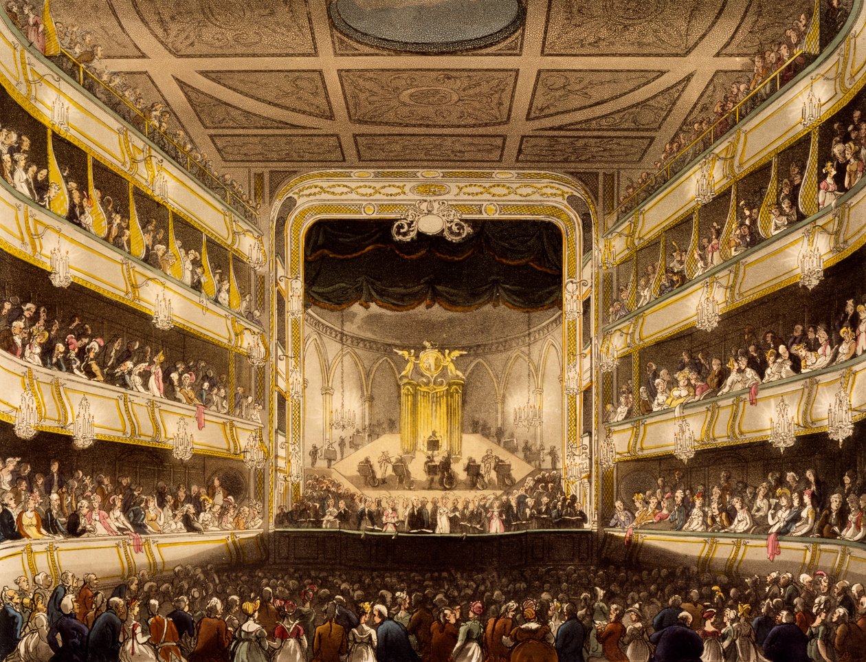 Covent Garden Tiyatrosu, R. Ackermann tarafından 