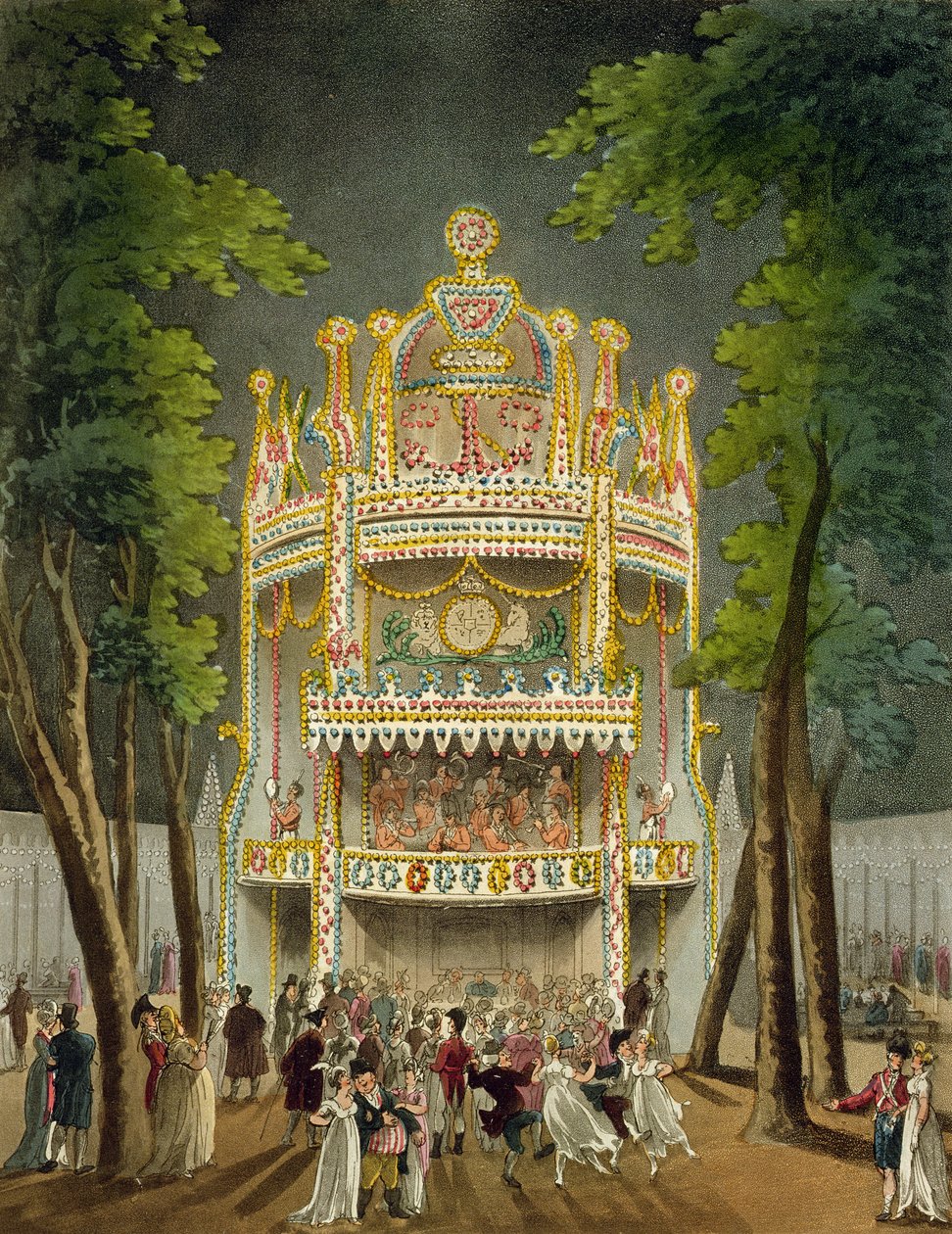 Kera Kera ... ubuzima bwumudugudu hashize imyaka ijana. Umwamotari ku kazi by Pugin and Rowlandson