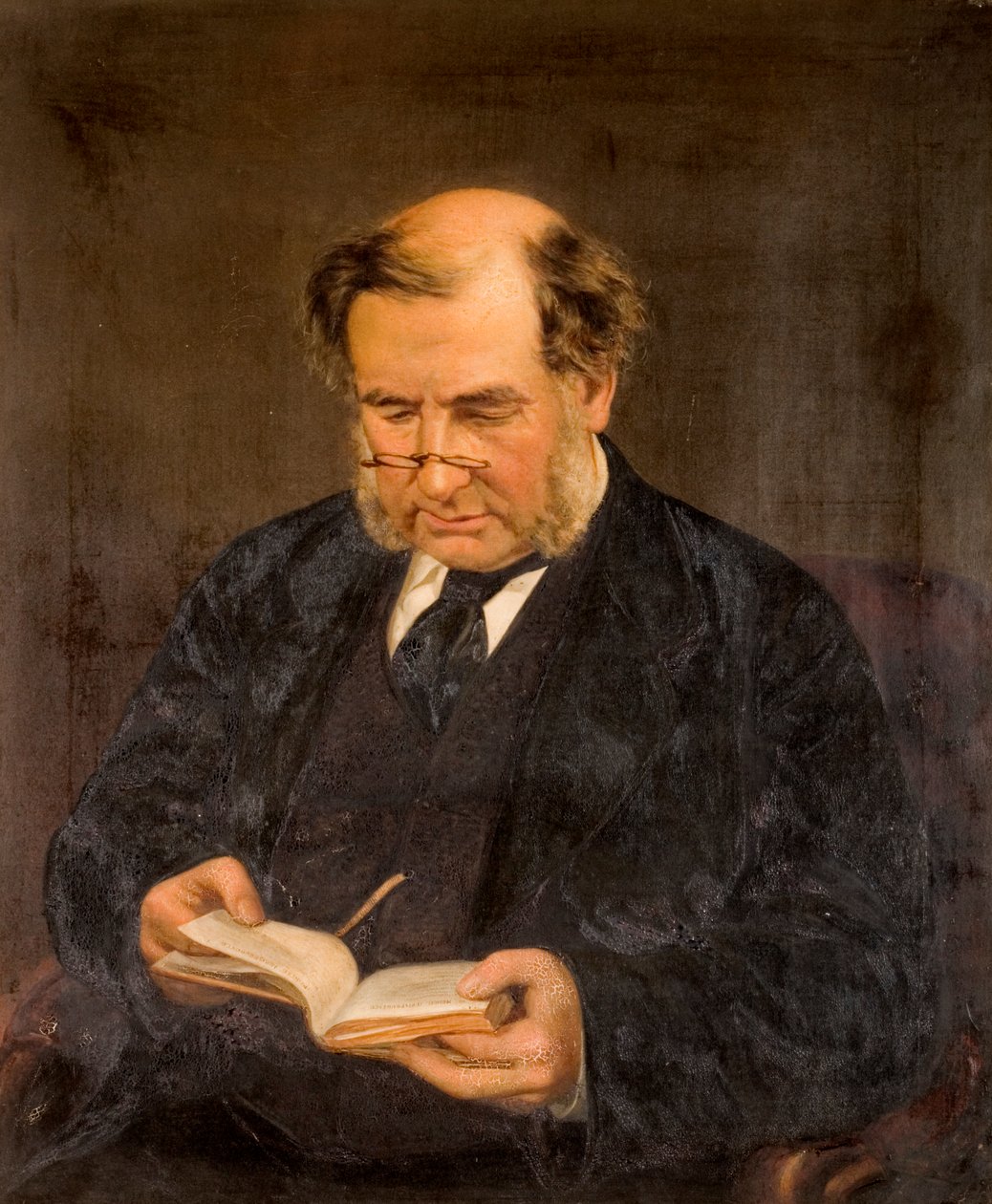 JT Hoyle'un portresi, Newcastle adli tabibi by T.W. Bannister