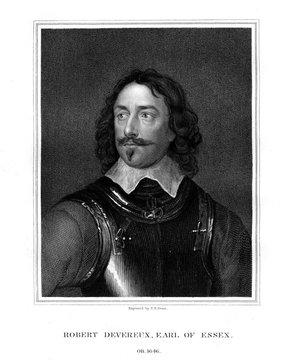 Robert Devereux, 3. Essex Kontu, 1827. by T. A. Dean