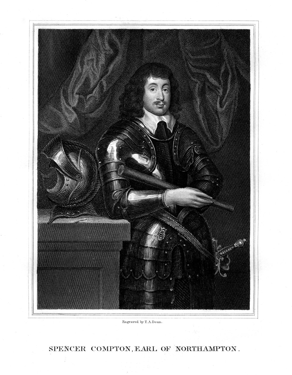 Spencer Compton, 2. Northampton Kontu, Kralcı asker, 1827 by T. A. Dean