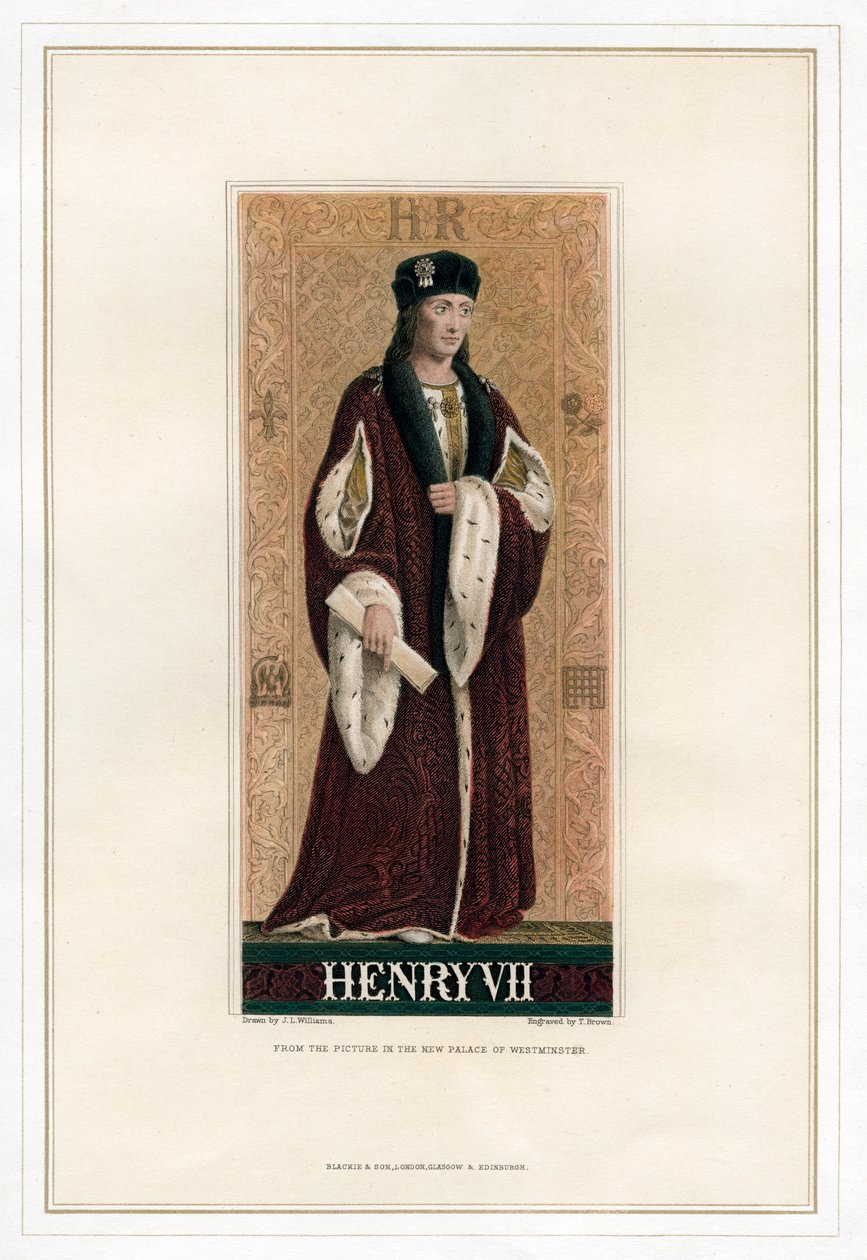 Henry VII, İngiltere Kralı by T. Brown