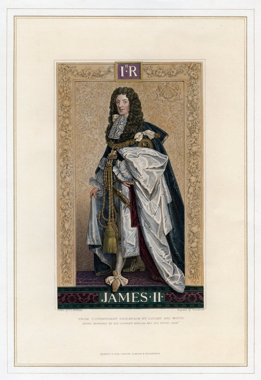 James II, İngiltere, İskoçya ve İrlanda Kralı by T. Brown